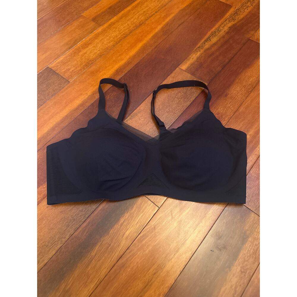 Honeylove LWBRO302 CrossOver Bra in Black Size Large Convertible Straps